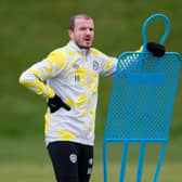 Andy Halliday during a Hearts training session at the Oriam. (Photo by Mark Scates / SNS Group)