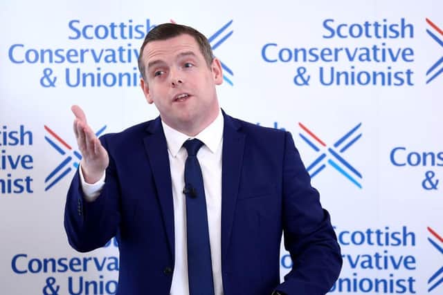 Douglas Ross previously announced he would quit as Scottish Tory leader. Picture: Jeff J Mitchell/Getty Images