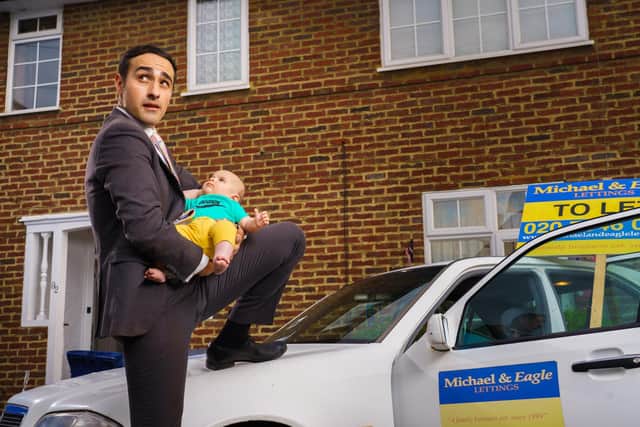 Will fatherhood be the making of idiotic estate agent Stath?