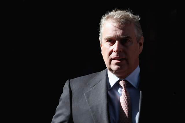 Prince Andrew has previously denied Ms Giuffre's claim he was at the Mayfair establishment with her on the night in question.  (Photo by Dan Kitwood/Getty Images)