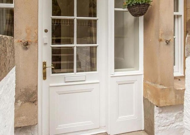 Front door.