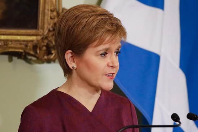 Nicola Sturgeon First Minister announces updates to the Scottish coronavirus tier system.