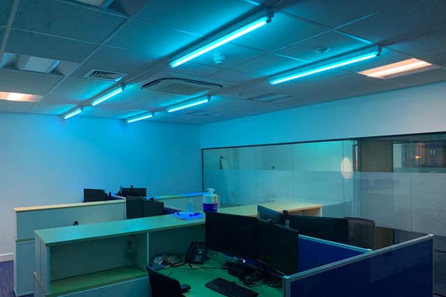 Specialist lighting kills Covid
