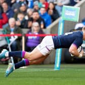 Kyle Steyn scored four tries for Scotland against Tonga.