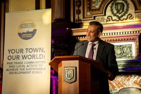 Foysol Choudhury MSP addresses the conference