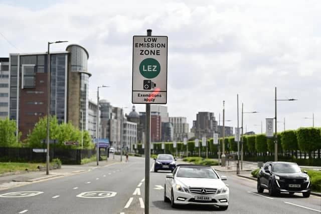 Glasgow's city centre low emission zone has been enforced since June 2023. (Photo by John Devlin/The Scotsman)