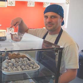 Chocolatier James Findlay's nearest bank is over 70 miles away.
