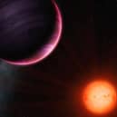 An artist's impression of recently discovered NGTS-1b, classified as a hot Jupiter but described in public news as like Tatooine, the home world of Anakin and Luke Skywalker in the Star Wars films