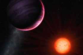 An artist's impression of recently discovered NGTS-1b, classified as a hot Jupiter but described in public news as like Tatooine, the home world of Anakin and Luke Skywalker in the Star Wars films