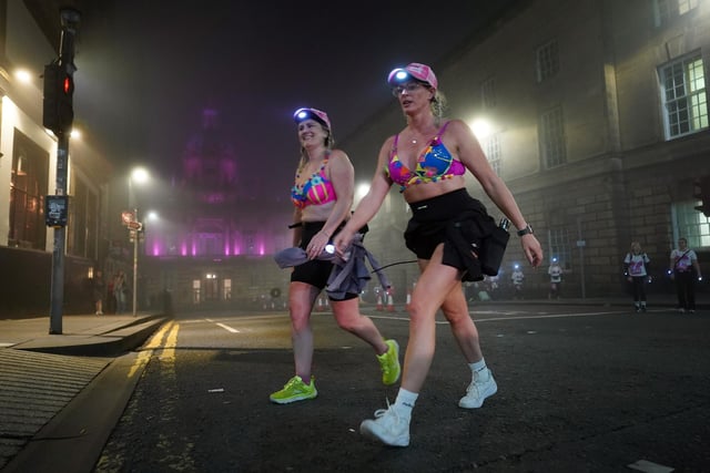 The Moonwalk took place on Saturday evening