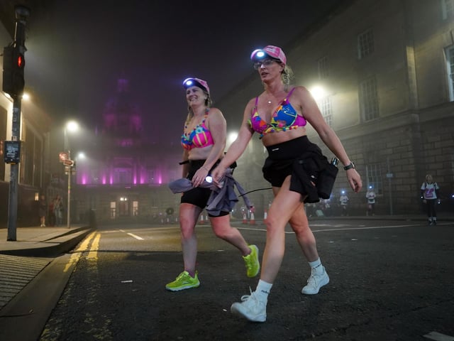 The Moonwalk took place on Saturday evening