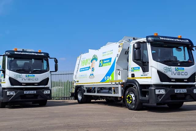 Keenan Recycling CNG trucks