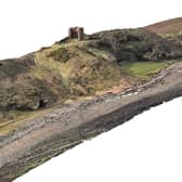 A model showing a number of the Wemyss Caves in Fife, which were used during the Pictish period and contain some of the earliest known carvings of the era.  PIC: The Scape Trust.
