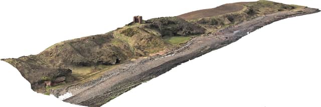 A model showing a number of the Wemyss Caves in Fife, which were used during the Pictish period and contain some of the earliest known carvings of the era. PIC: The Scape Trust.
