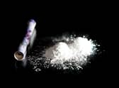 Mock-up picture of cocaine.
