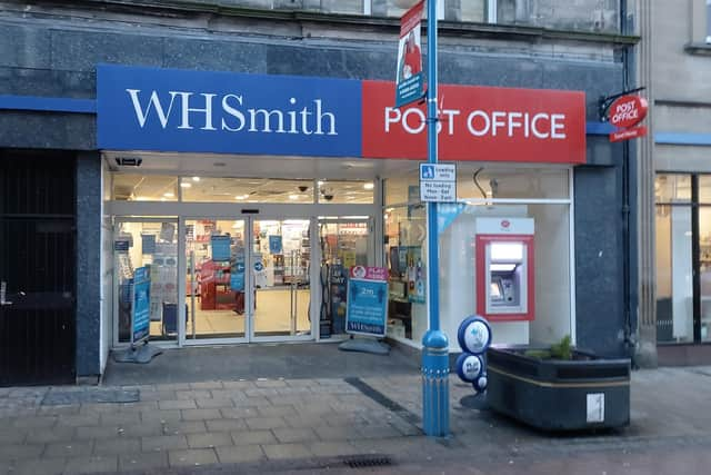 230-year-old WH Smith runs around 560 sites in the high street business, including this store in Dunfermline, Fife. Picture: Scott Reid