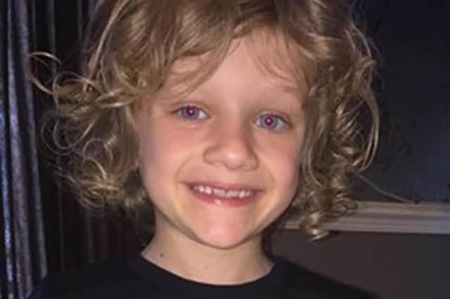 Jordan Banks, 9, from Blackpool, who died  after he was struck by lightning while taking part in a football coaching session on the Common Edge playing fields in Blackpool on May 11 (Photo: Lancashire Constabulary).