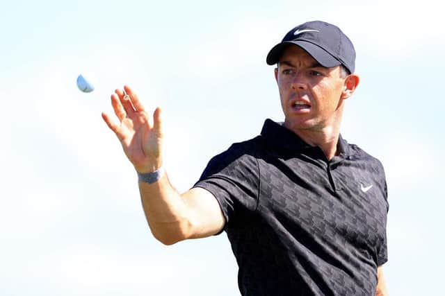 Rory McIlroy during the first round of the Hero World Challenge at Albany Golf Club in the Bahamas. Picture: Mike Ehrmann/Getty Images.