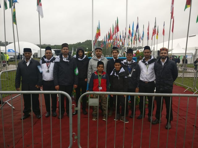 Scottish Members of the Community at Jalsa Salana UK