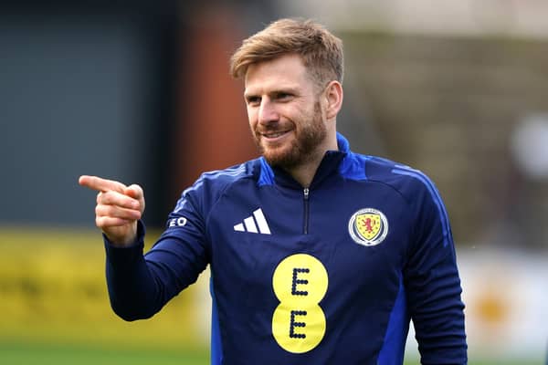 Scotland's Stuart Armstrong, who faces a race against time to be fit for Euro 2024.