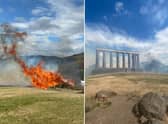 Calton Hill fire: Emergency services in attendance as fire breaks out in Edinburgh city centre