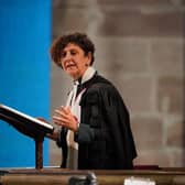 The Right Reverend Sally Foster-Fulton says closing church buildings is a 'painful' process that also provides 'a real opportunity to reimagine ourselves' (Picture: Jonathan Brady/pool/AFP via Getty Images)