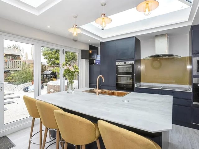 This four bed semi-detached house in Second Avenue, Farlington is on sale for £500,000. It is listed on Zoopla by Fox & Sons - Portsmouth
