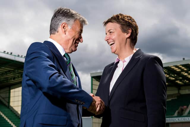 Hibs chairman Ron Gordon is in the process of identifying and recruting a new chief executive following Leeann Dempster's departure.
