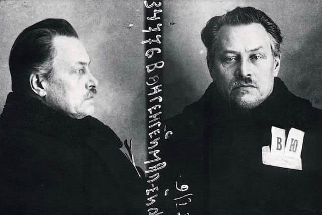 Prison photograph of Alexei Vangenheim, 1934 PIC: Courtesy of Granta / Memorial