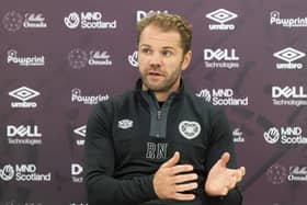 Hearts manager Robbie Neilson is preparing his team to face Celtic.
