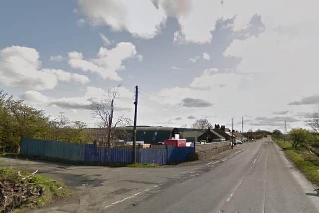 Appealing for witnesses, Police Scotland said the crash happened near to the Woodside Road junction with Airdrie Road.