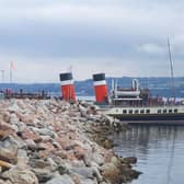 Waverley about to leave Dunoon for Rothesay on Friday. Picture: John Devlin