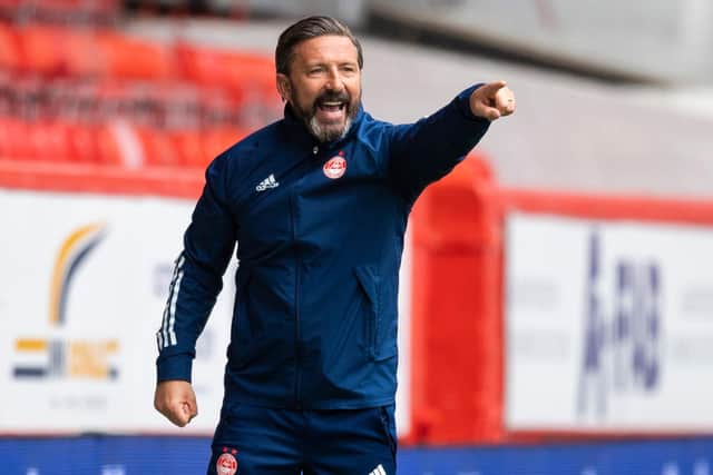 Aberdeen manager Derek McInnes.