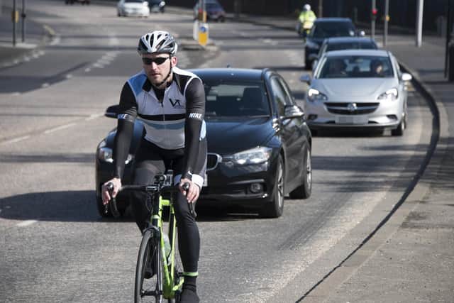 Cycling Scotland has called for reductions in traffic speeds and volumes to improve safety. Picture: Andrew O'Brien