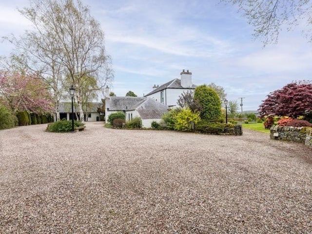 Driveway entrance at rear of property.