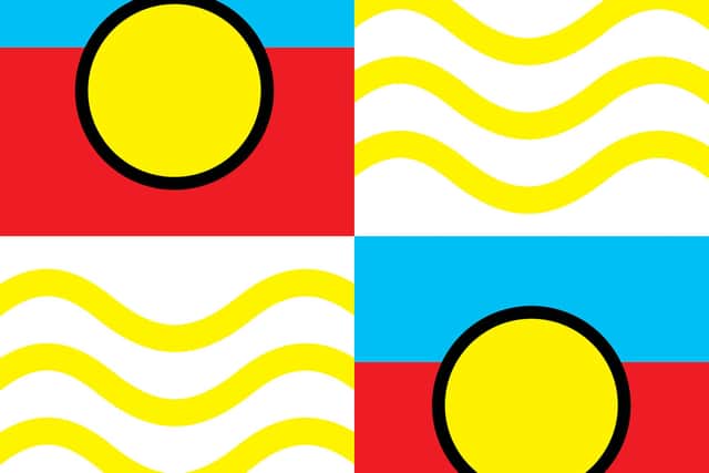 The Dundee Print Collective were commissioned to design a series of flags which will be flown around Arbroath during the festival.