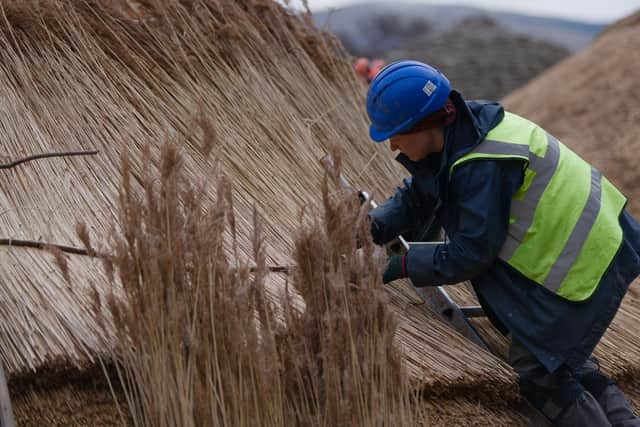 The Scottish Crannog Centre’s Iron Age -inspired village is one of many sites where you can find historic buildings constructed using traditional methods .PIC: Yorkshire Exile.