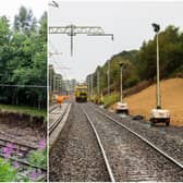 Engineers have been working around-the-clock to repair the line which was partially washed away near Polmont when the Union Canal burst its banks on Wednesday, August 12.