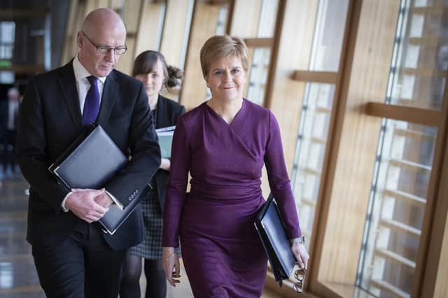 Scotland's First Minister Nicola Sturgeon. Picture:  Jane Barlow/PA Wire