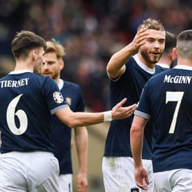Kieran Tierney, Ryan Porteous and John McGinn helped Scotland win 3-0 over Cyprus.