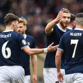 Kieran Tierney, Ryan Porteous and John McGinn helped Scotland win 3-0 over Cyprus.
