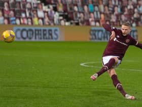 Stephen Kingsley wants to score more goals for Hearts.