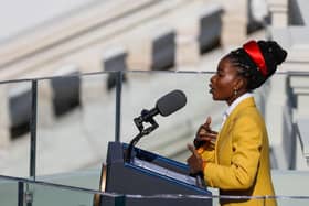 Amanda Gorman delighted Joe Biden's inauguration audience with her poem The Hill We Climb (Getty Images)
