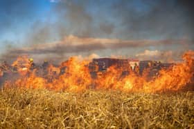 The Scottish public have been warned against open flames outdoors. 