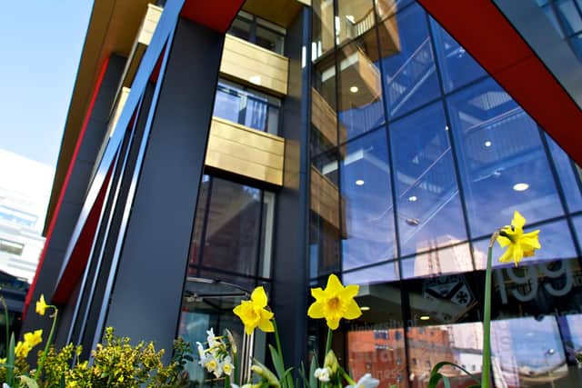 The University of Strathclyde Business School in Glasgow. Picture: Graeme Fleming/University of Strathclyde