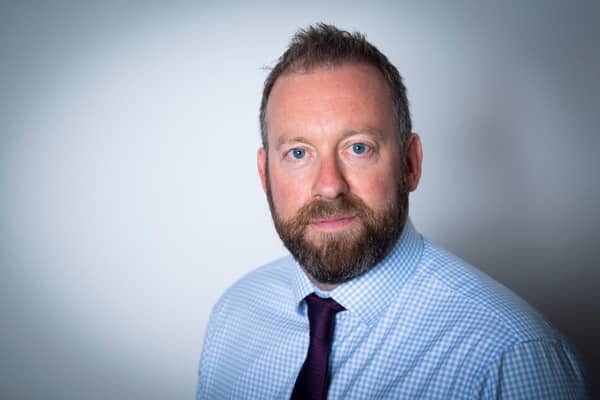 Pictured: Mark Stead, SVR Radar and Advanced Targeting at Leonardo’s Edinburgh site where cutting edge radar technology is being produced.