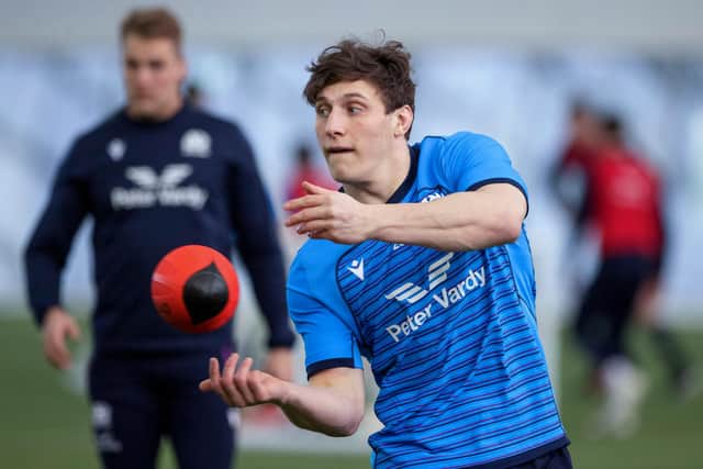 Rory Darge made his Scotland debut against Wales in Cardiff.