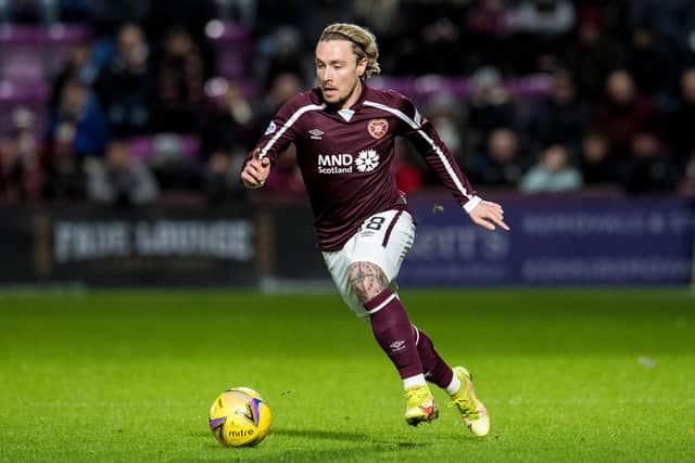 Barrie McKay's influence is growing at Tynecastle. (Photo by Ross Parker / SNS Group)