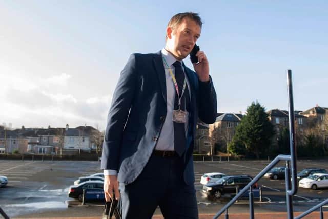 SFA Chief Executive Ian Maxwell at Hampden Park. (Photo by Craig Foy / SNS Group)