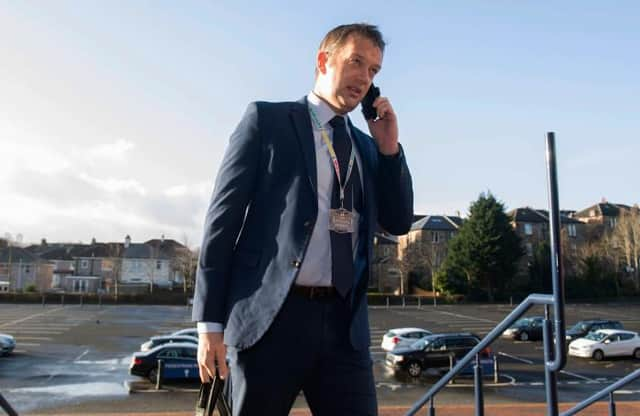 SFA Chief Executive Ian Maxwell at Hampden Park. (Photo by Craig Foy / SNS Group)